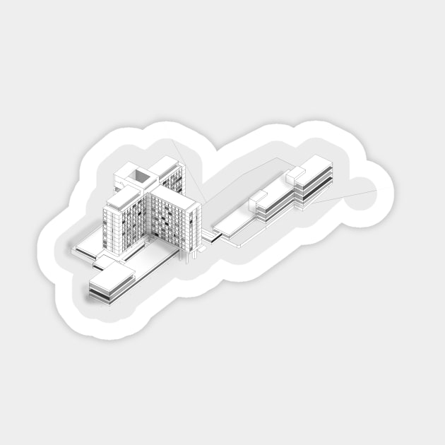 Isometric Sticker by Showitbetter2016